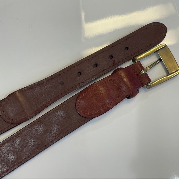 Woven Ripcord Leather Belt Multi-Color Small/Medium - Picture 6 of 8